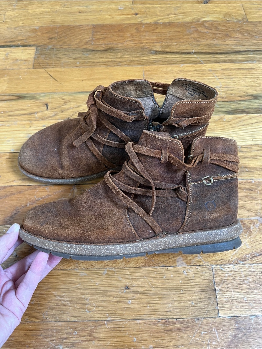 Born Womens Tarklin Suede Leather Boots